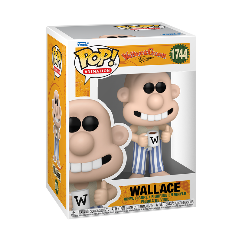 Funko Pop!  Wallace and Gromit - Wallace in Pajamas