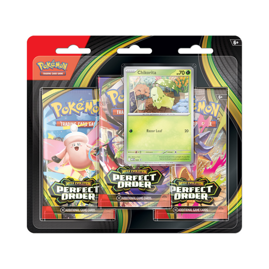Pokémon TCG: Mega Evolution 03 Perfect Order - 3-Pack Blister