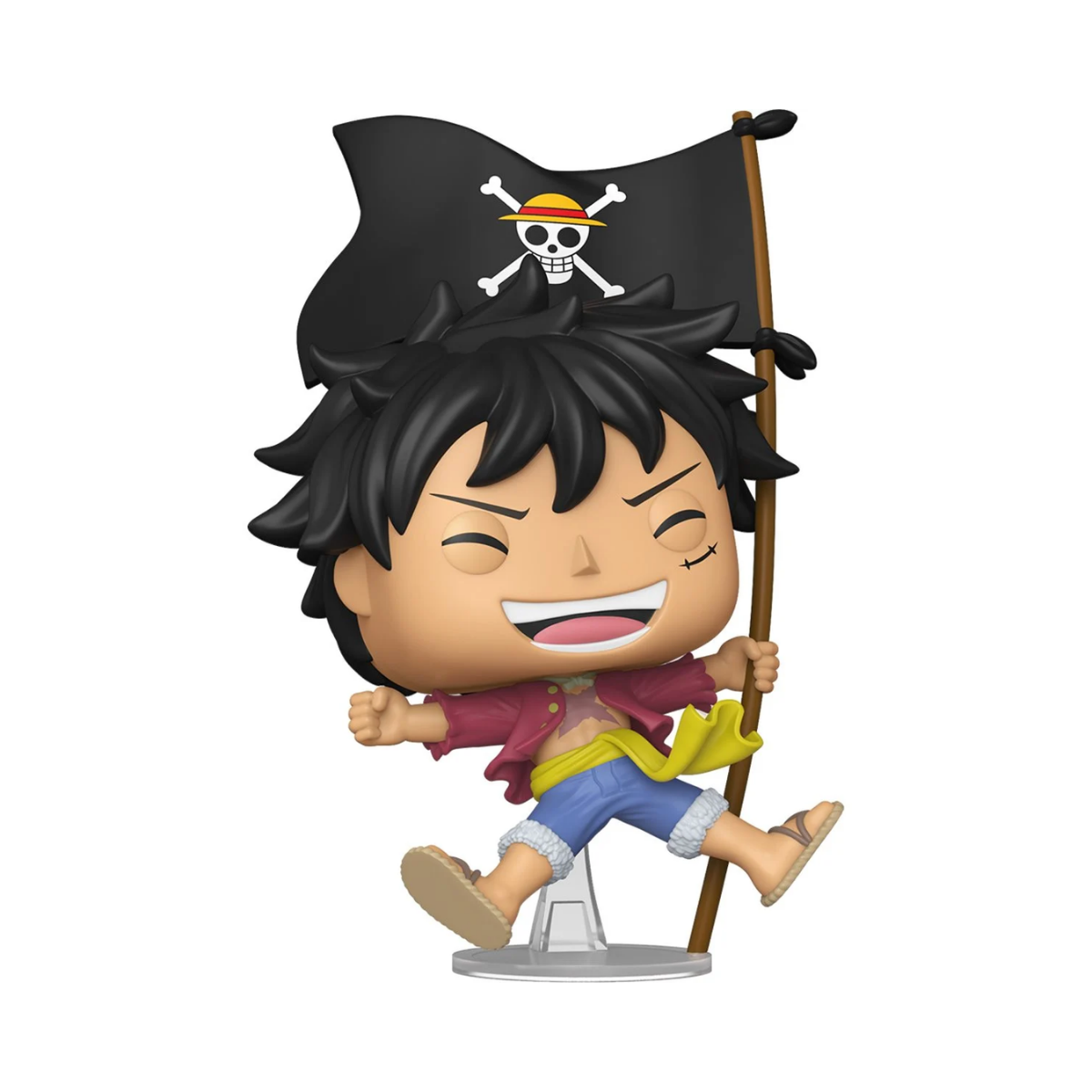 Funko Pop! One Piece - Monkey D. Luffy with Flag (Entertainment Earth)