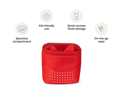 Toniebox Lite Backpack: Sunset Red