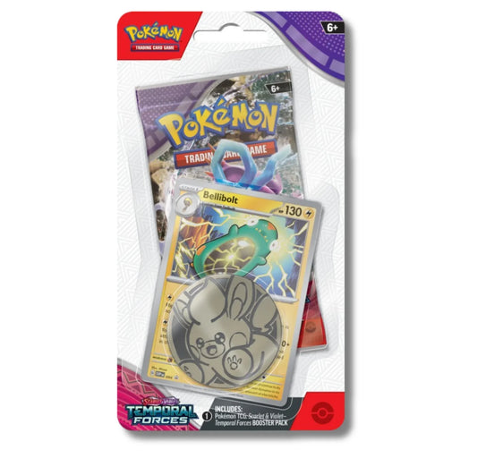 Pokémon TCG: Scarlet and Violet 05 Temporal Forces - Checklane Blister Pack