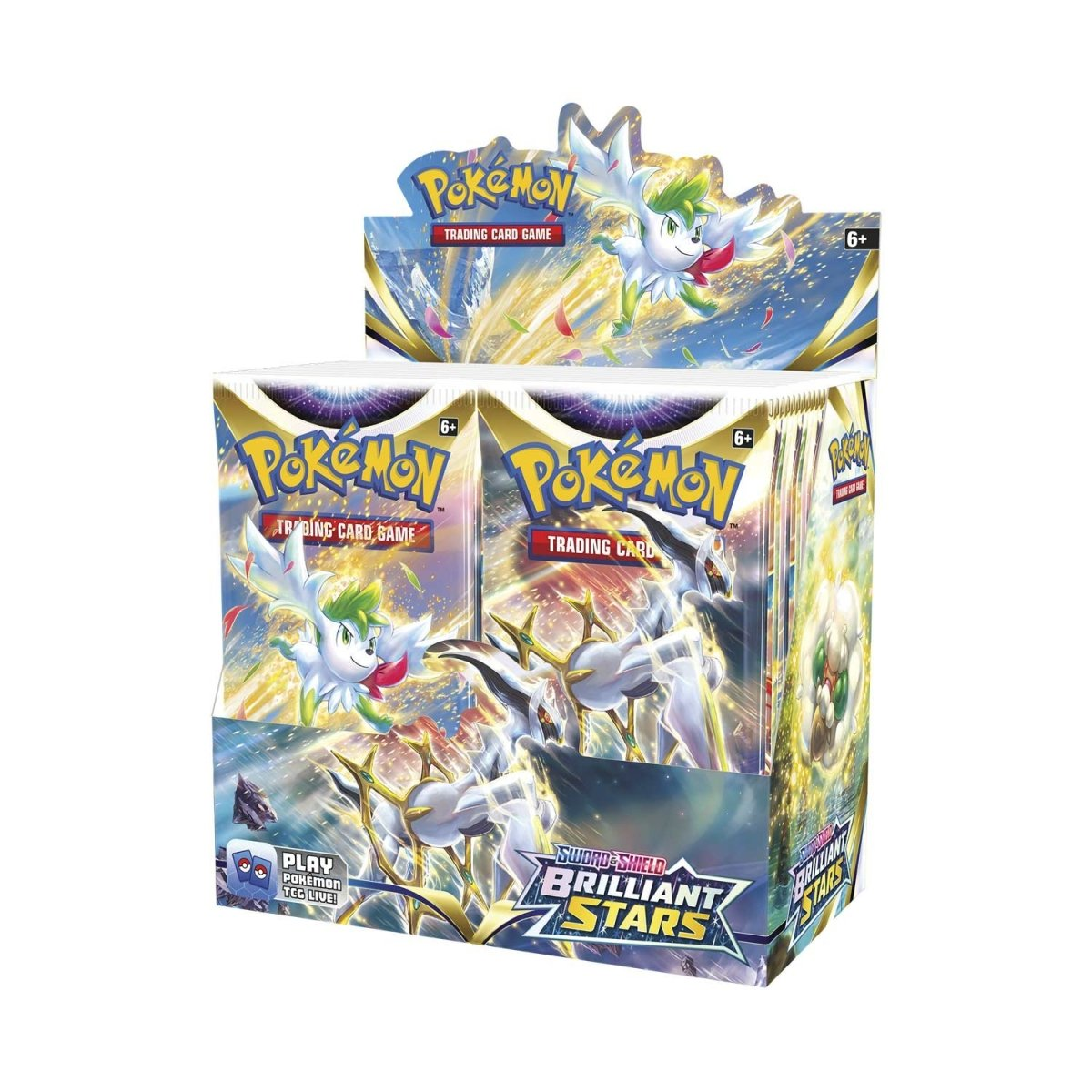 Pokémon TCG: Sword & Shield-Brilliant Stars-  Booster Display Box (36 Packs)