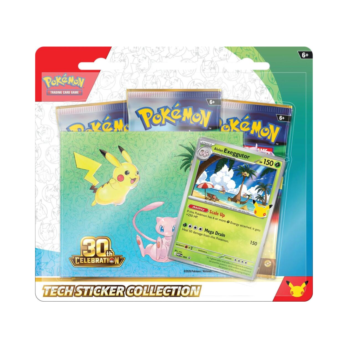 Pokémon TCG: 30th Celebration Tech Sticker Collection