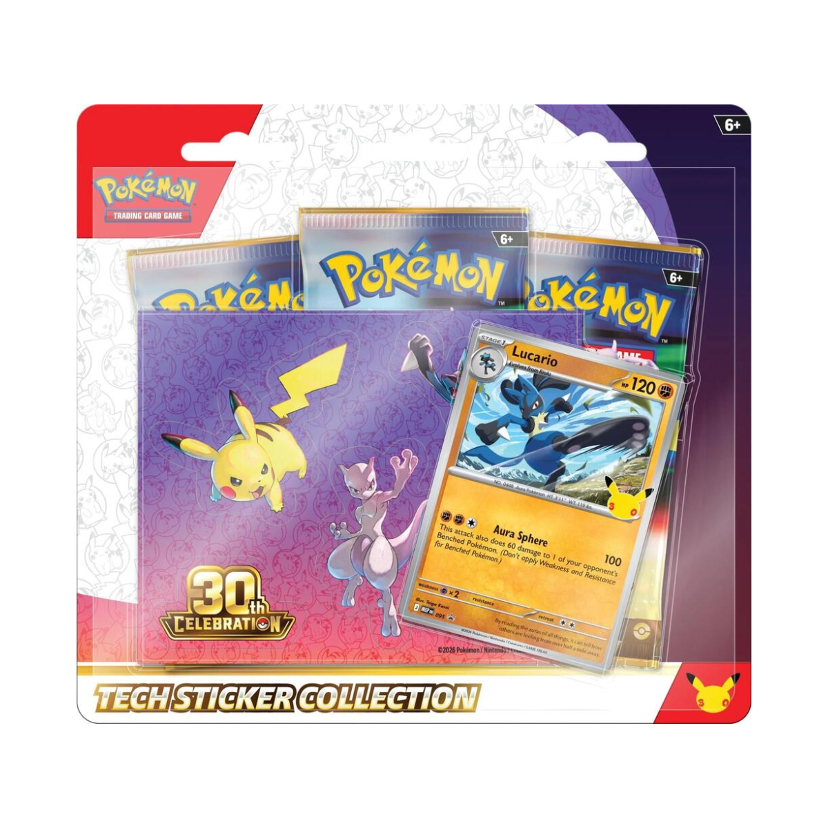 Pokémon TCG: 30th Celebration Tech Sticker Collection
