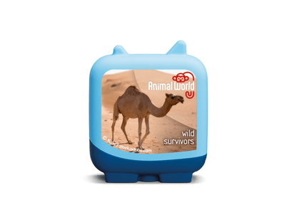 Animal World Wild Survivors Pocket Tonies - 4 Pack
