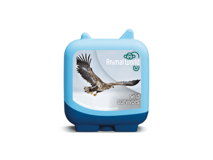 Animal World Wild Survivors Pocket Tonies - 4 Pack