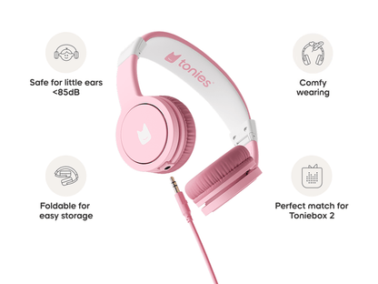 Wired Headphones: Cloud Pink