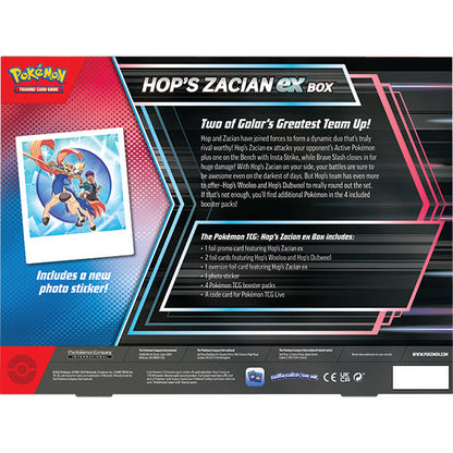 Pokémon TCG: Hop’s Zacian ex Box