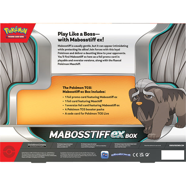 Pokémon TCG: Mabosstiff Ex Box